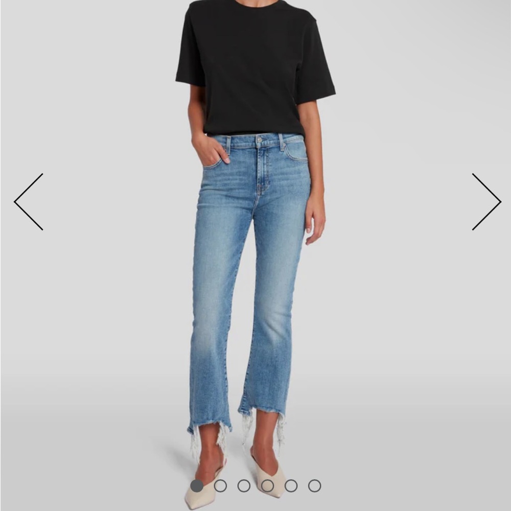 7 for all mankind. HIGH WAIST SLIM KICK. Size 24.